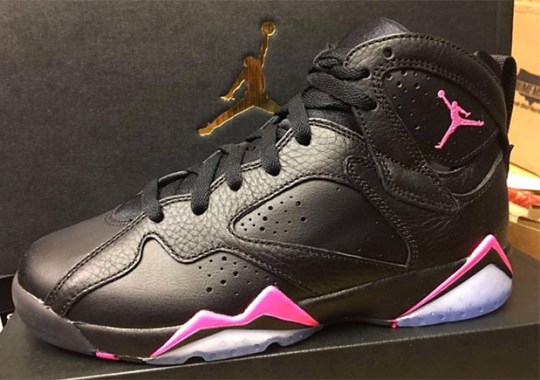 Air Jordan 7 Black/Pink To Release In Girls Sizes