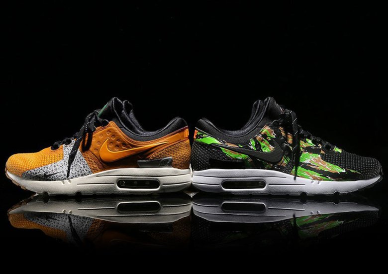 The atmos x NIKEiD Air Max Zero “Safari” And “Camo” Are Limited To 400 Pairs Each