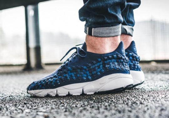 nike air footscape woven nm blue weiss 875797 400 1