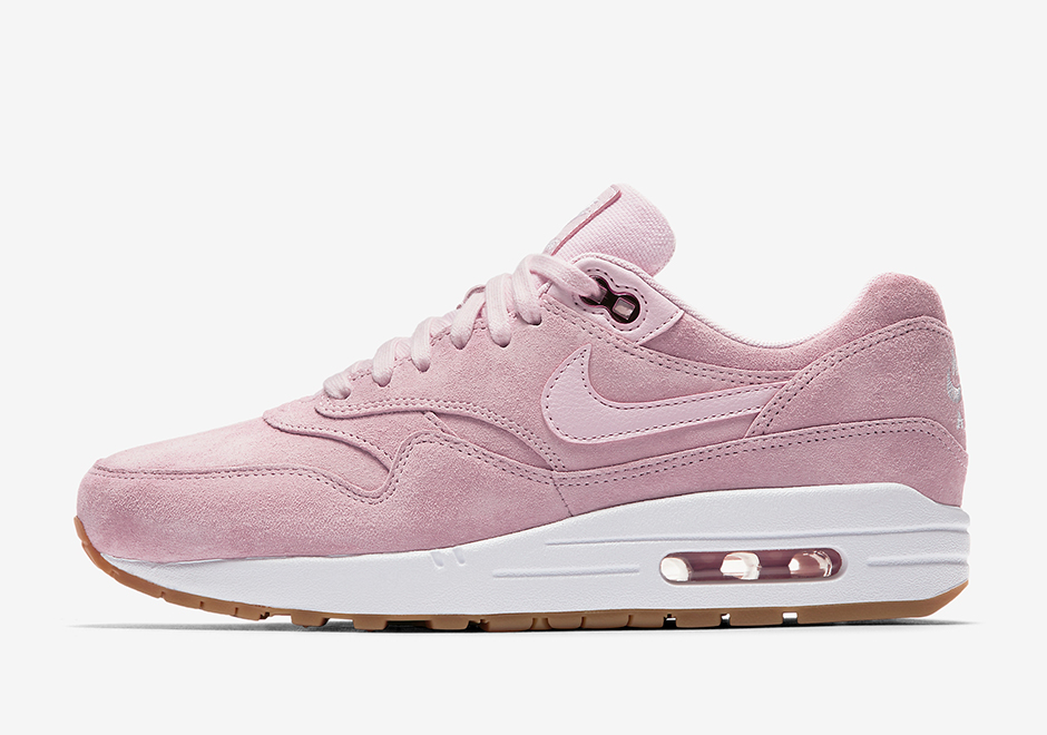 air max 1 pink suede