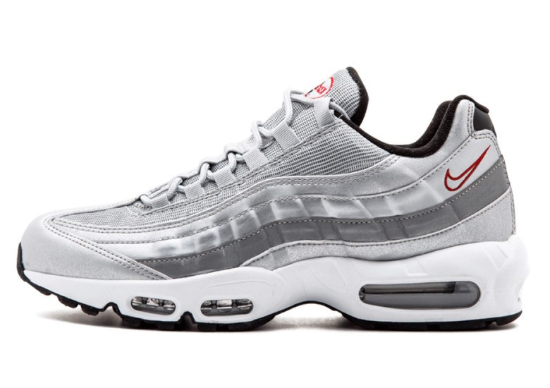 A Detailed Look At The Nike Air Max 95 “Silver Bullet”