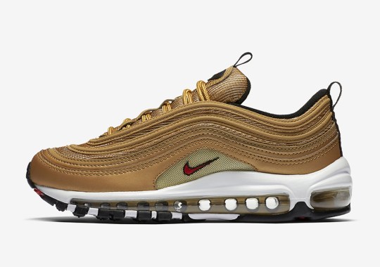 The Nike Air Max 97 “Metallic Gold” Releases May 18th