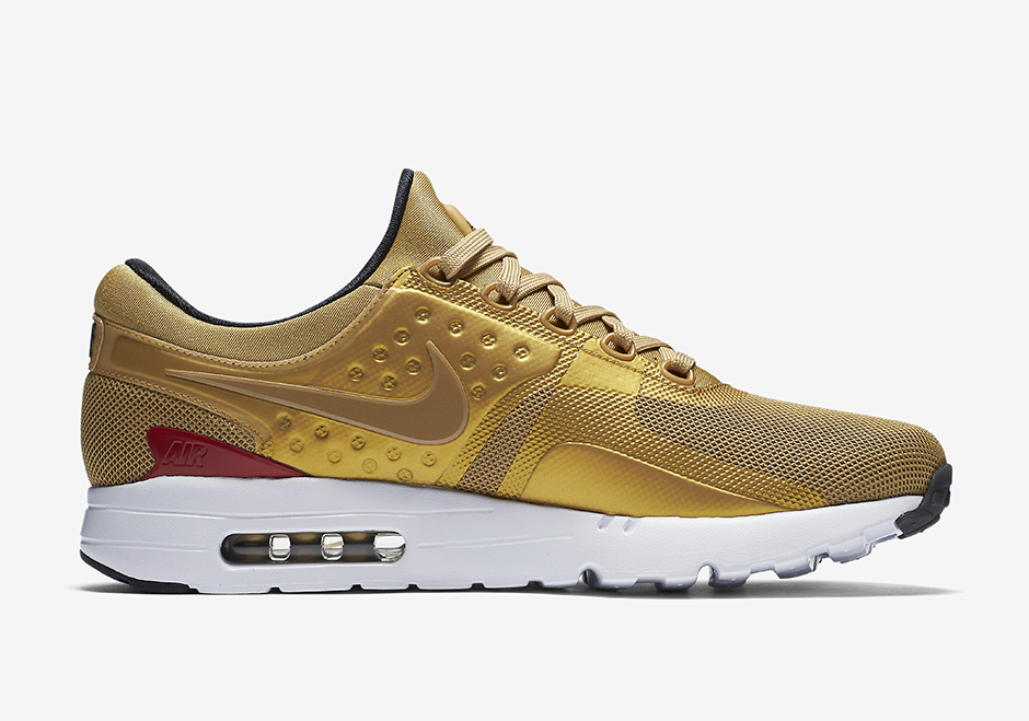 nike air max zero metallic gold