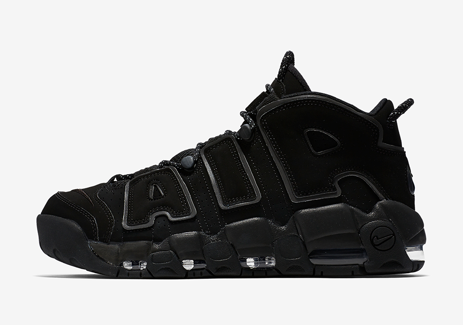Nike Air More Uptempo Triple Black 414962 004 Release Date 02
