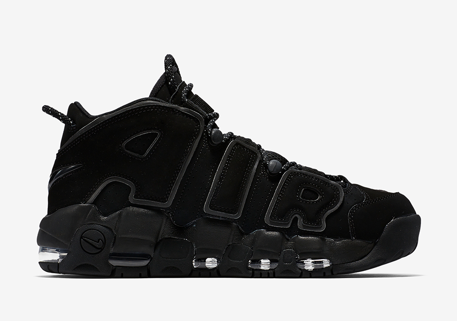 Nike Air More Uptempo Triple Black 414962 004 Release Date 03