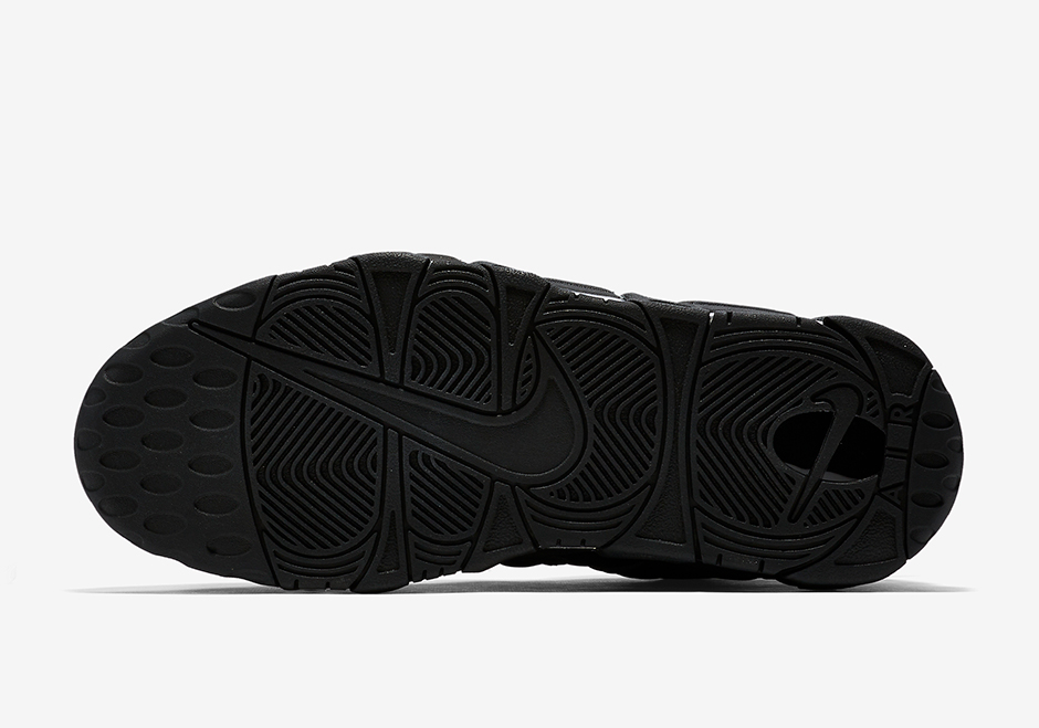 Supreme Nike Air More Uptempo Triple Black - Sneaker Bar Detroit