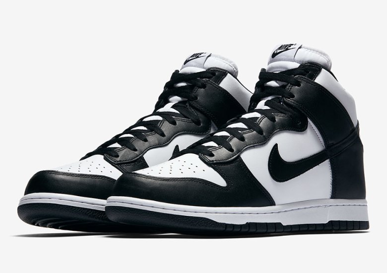 Nike Dunk High Retro In Classic Black And White