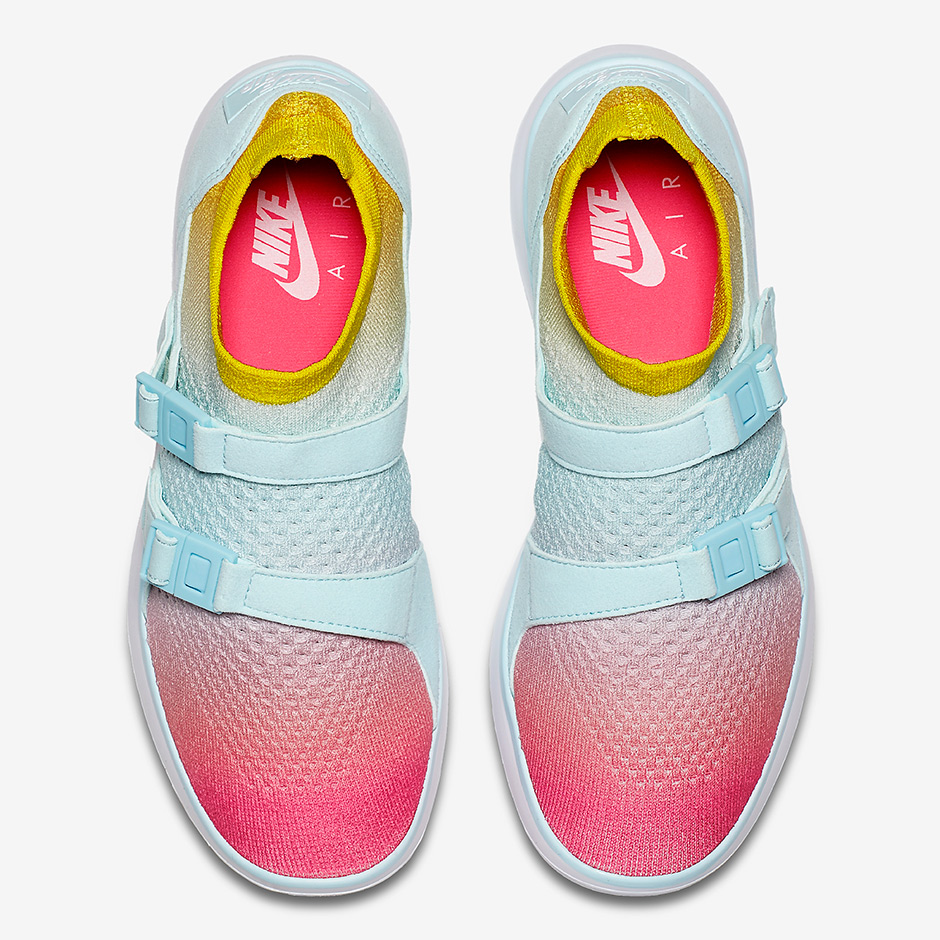 Nike Sock Racer Flyknit White Glacier Blue Racer Pink 2