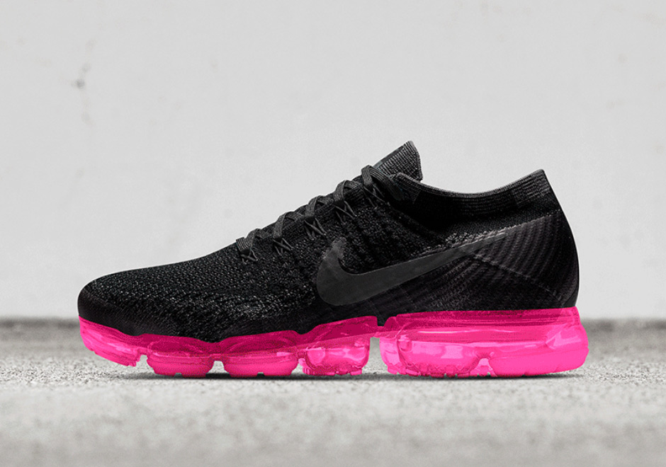 nike vapormax black and pink