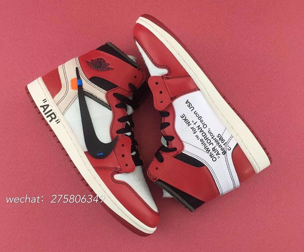 OFF WHITE Air Jordan 1 Releases on September 1st