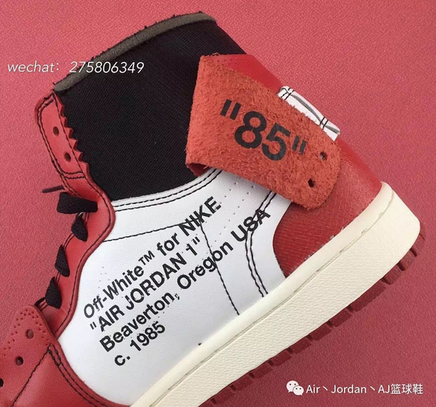 OFF WHITE Jordan 1 Detailed Photos |