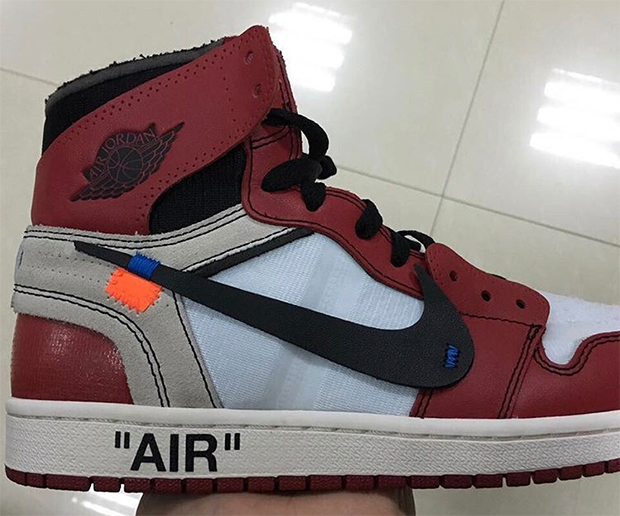 off white jordan 1 sample