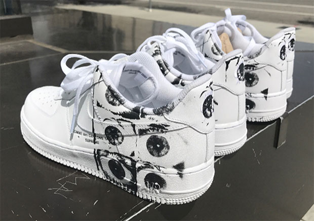 Best Look Yet At The Supreme x COMME des Garcons x Nike Air Force 1