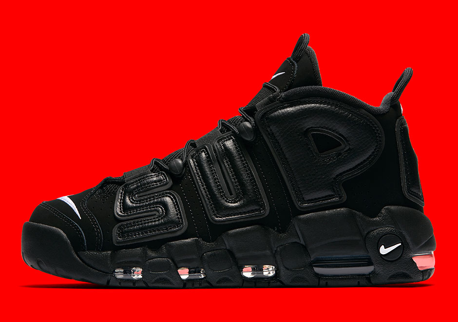 Supreme Nike Uptempo Black Release 3
