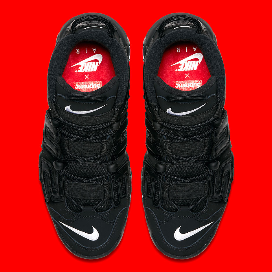 Supreme Nike Uptempo Black Release 5