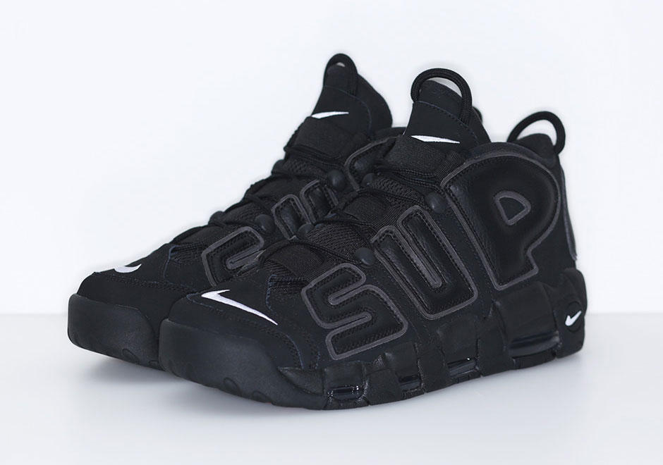 Supreme Nike Uptempo Black Release Date 2