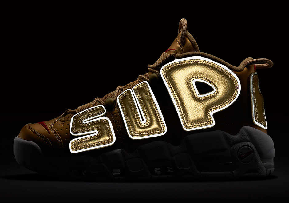 Supreme Nike Uptempo Gold Release 8