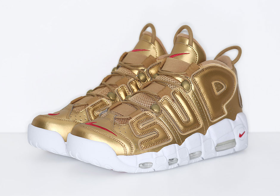 Supreme Nike Uptempo Gold Release Date 2