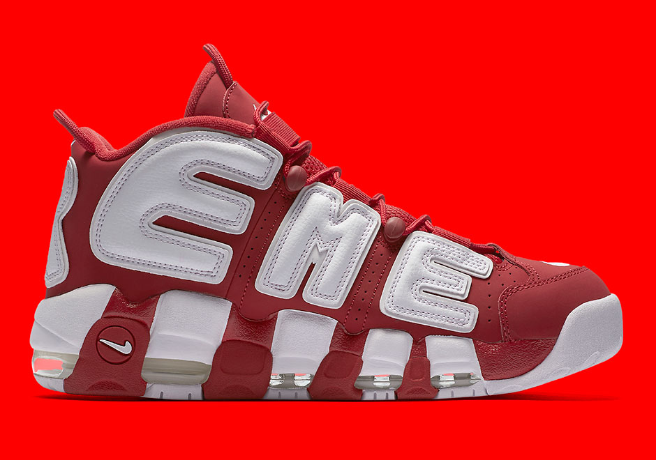 Supreme Nike Uptempo Red Release 2