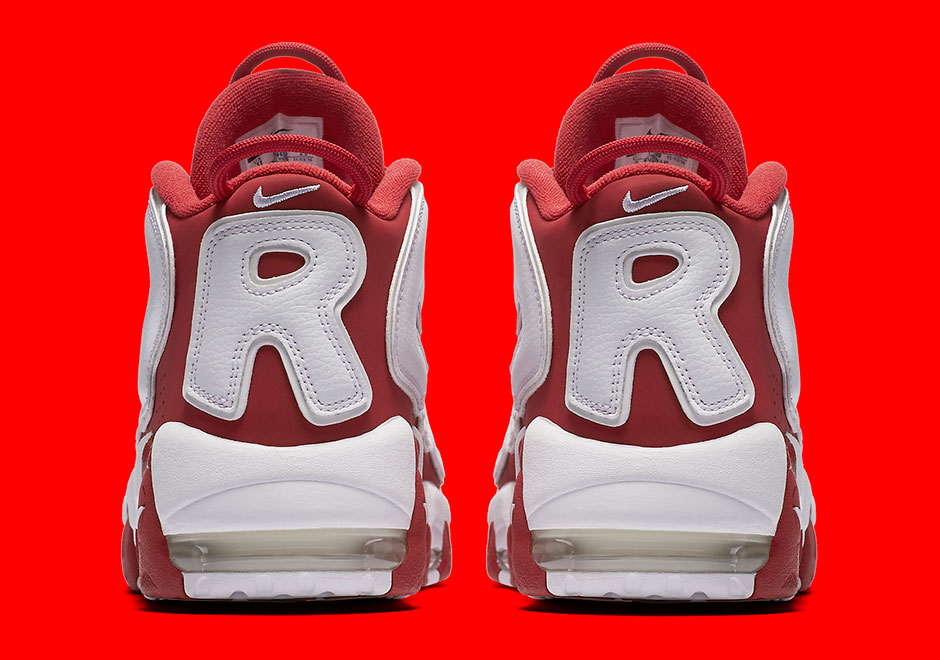 Nike Air More Uptempo Supreme Suptempo Red White 902290-600 Mismatched  10/10.5