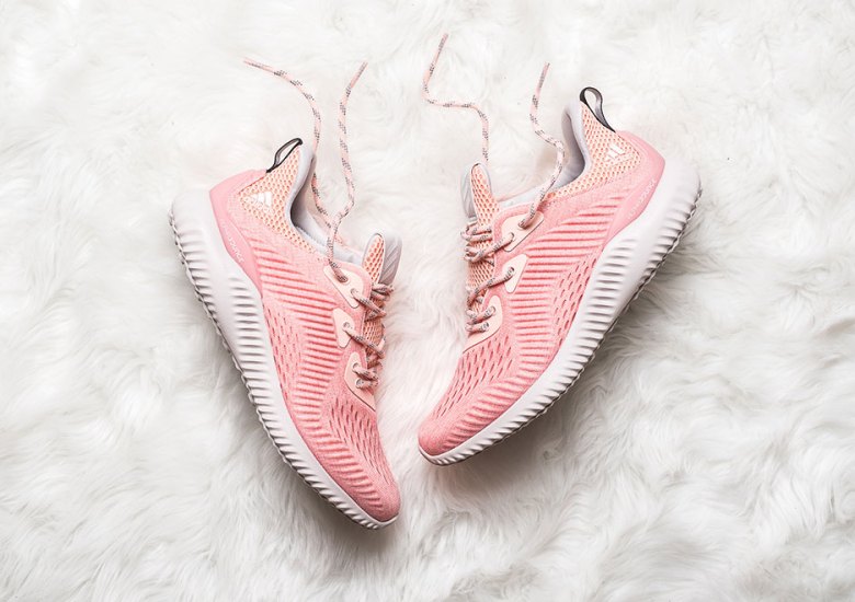 The adidas AlphaBounce Arrives With Pink Mesh Uppers