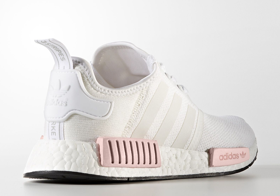 adidas nmd womens white and gold