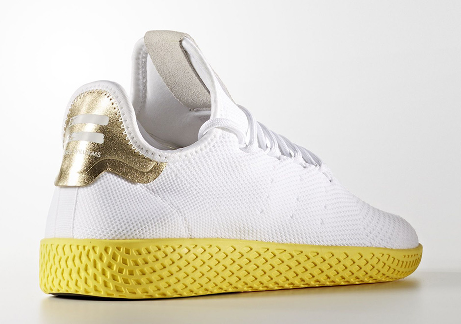 Adidas PW Tennis HU BY2674 - Size 5 - White/Yellow - Pharrell Williams