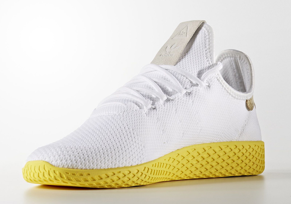 Adidas PW Tennis HU BY2674 - Size 5 - White/Yellow - Pharrell Williams