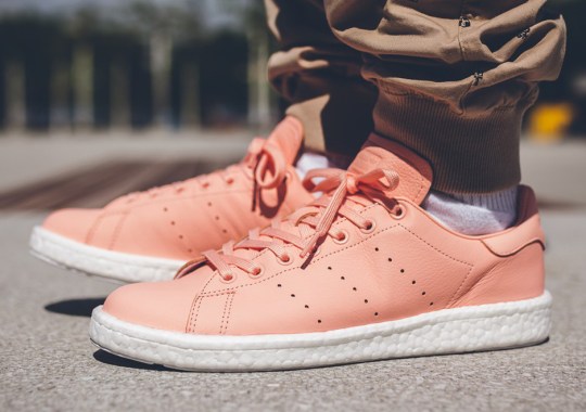 The adidas Stan Smith Boost Joins In On The Pink Sneaker Craze