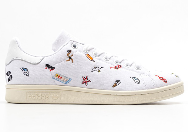 The adidas Stan Smith Gets Playful Beach Graphics