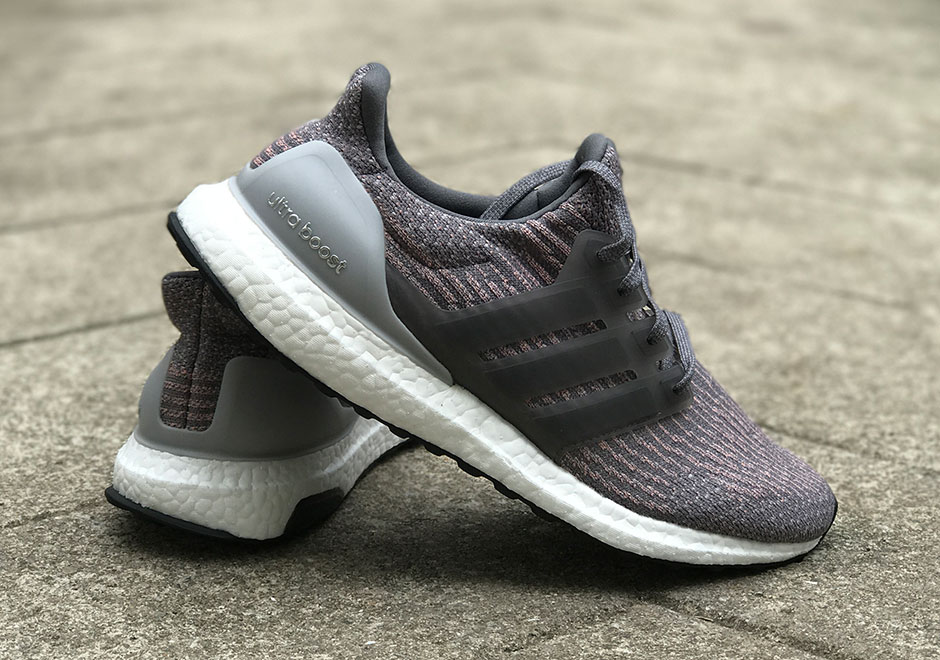 grey and pink ultra boost