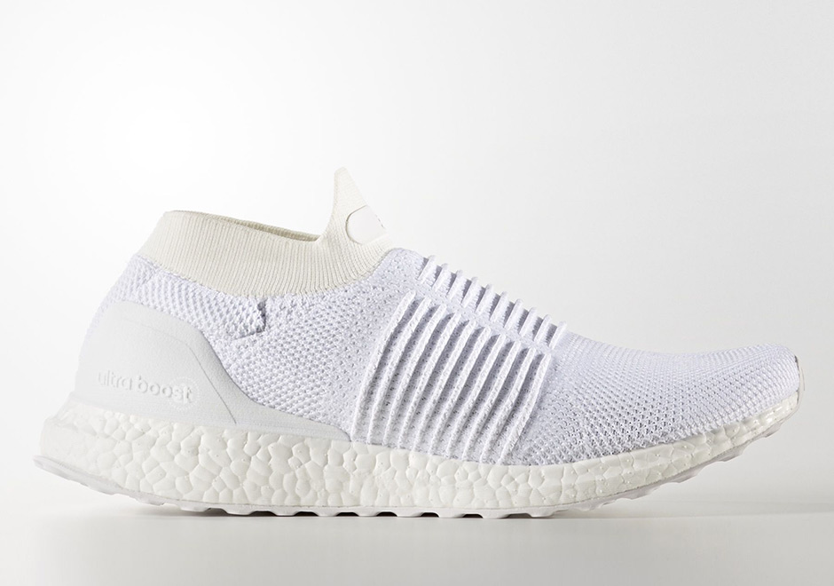 adidas ultra boost white laceless