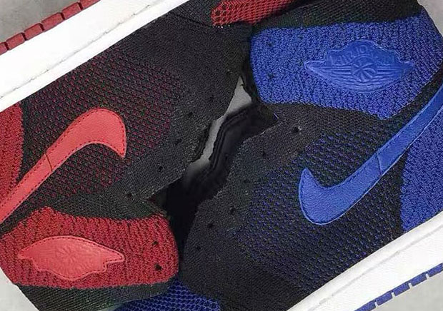 The Air Jordan 1 Flyknit Releasing In “Bred” And “Royal”