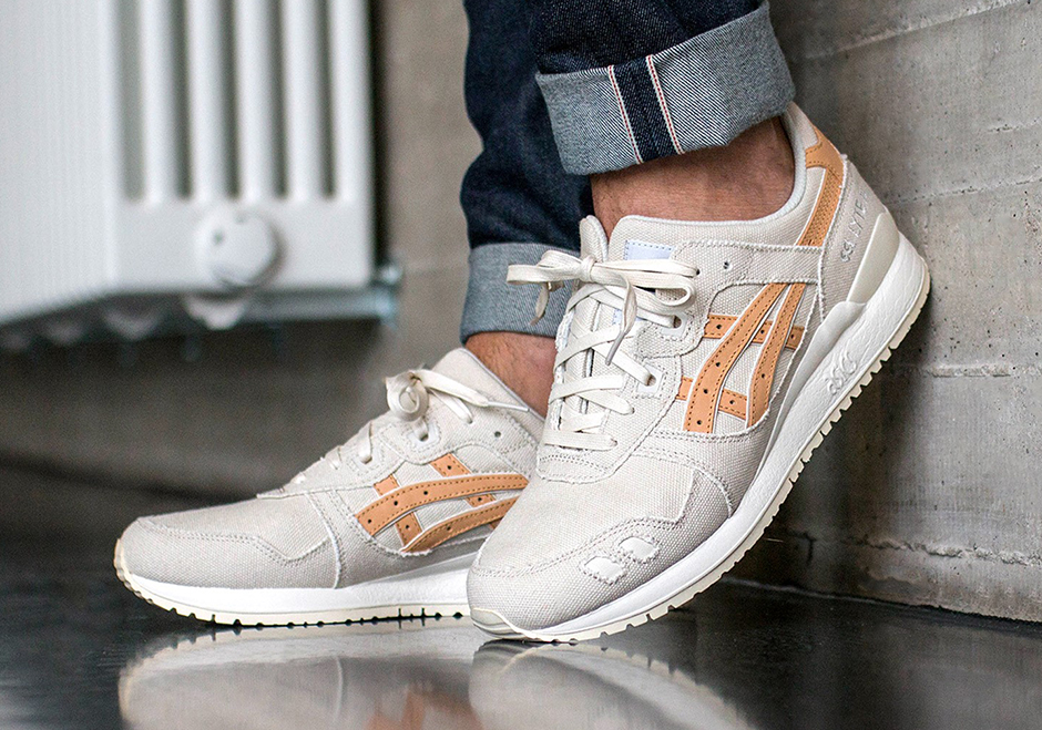 Asics Gel Lyte Iii Canvas Collection Tan Leather 03