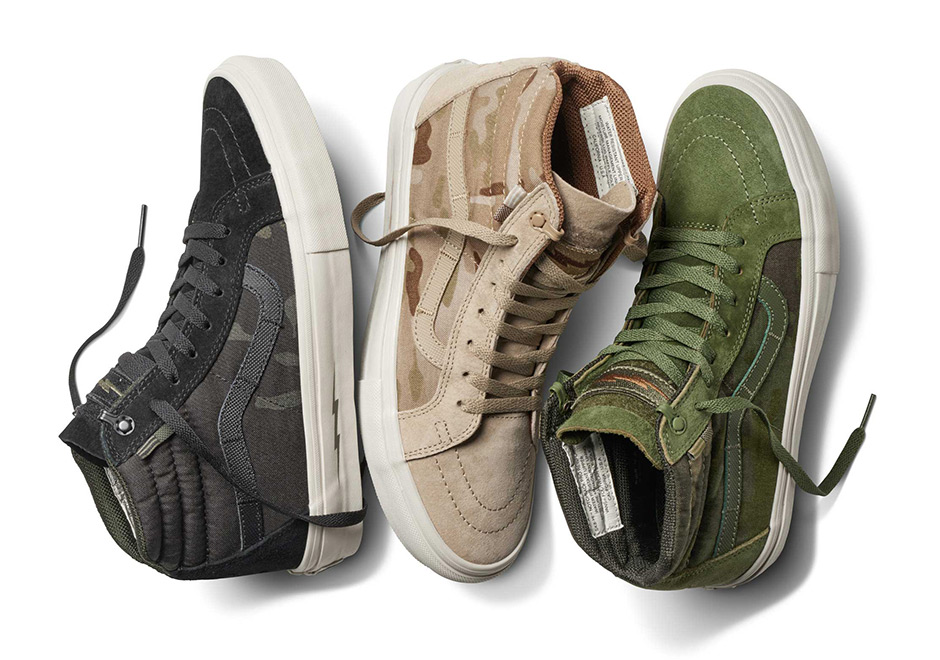 Defcon Vans Sk8 Hi Notchback Camo Colorways Rtw