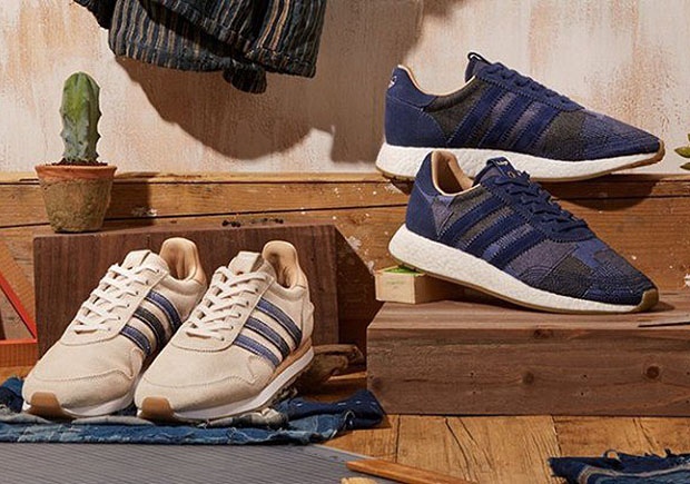 END and Bodega Present adidas Iniki Boost and Haven "Patchwork" Pack