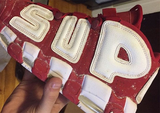 Unlucky Customer Gets Moldy Pair Of Supreme Uptempos