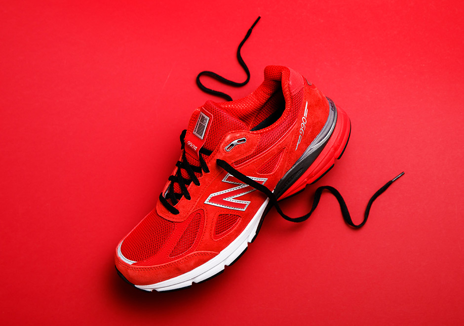 New balance 990v4 store red