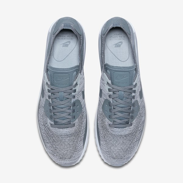 Nike Air Max 90 Ultra Flyknit 2.0 Cool Grey 875943-003 | SneakerNews.com