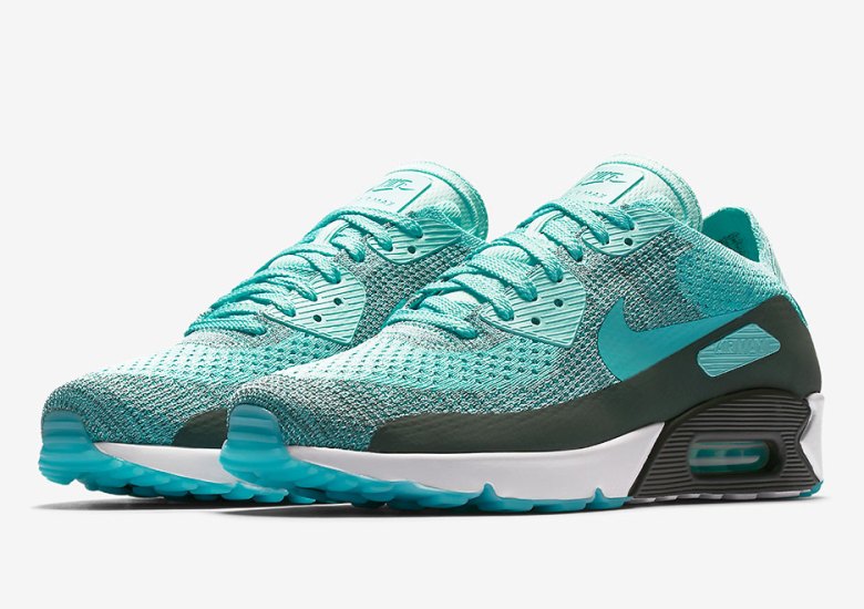 Nike Air Max 90 Ultra Flyknit Hyper Turquoise 875943-301 | SneakerNews.com