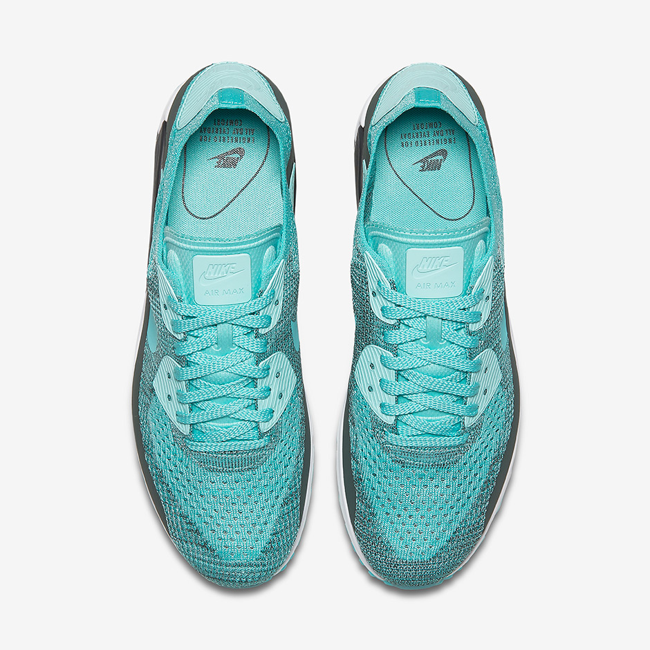 Nike Air Max 90 Ultra Flyknit Hyper Turquoise 875943-301 | SneakerNews.com