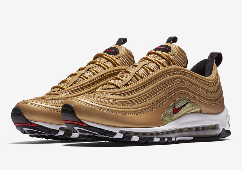 Official Images Of The Nike Air Max 97 OG “Metallic Gold”