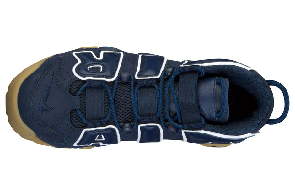 nike uptempo navy gum release date