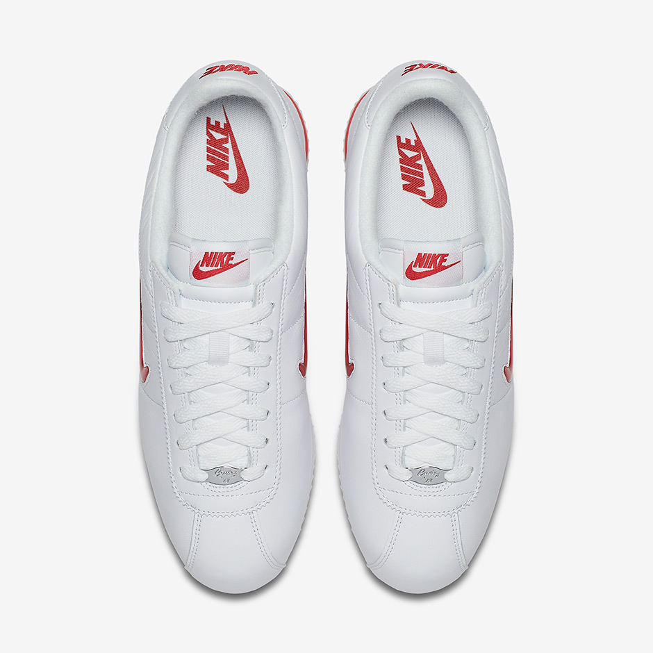 Nike Cortez Jewel White University Red 4