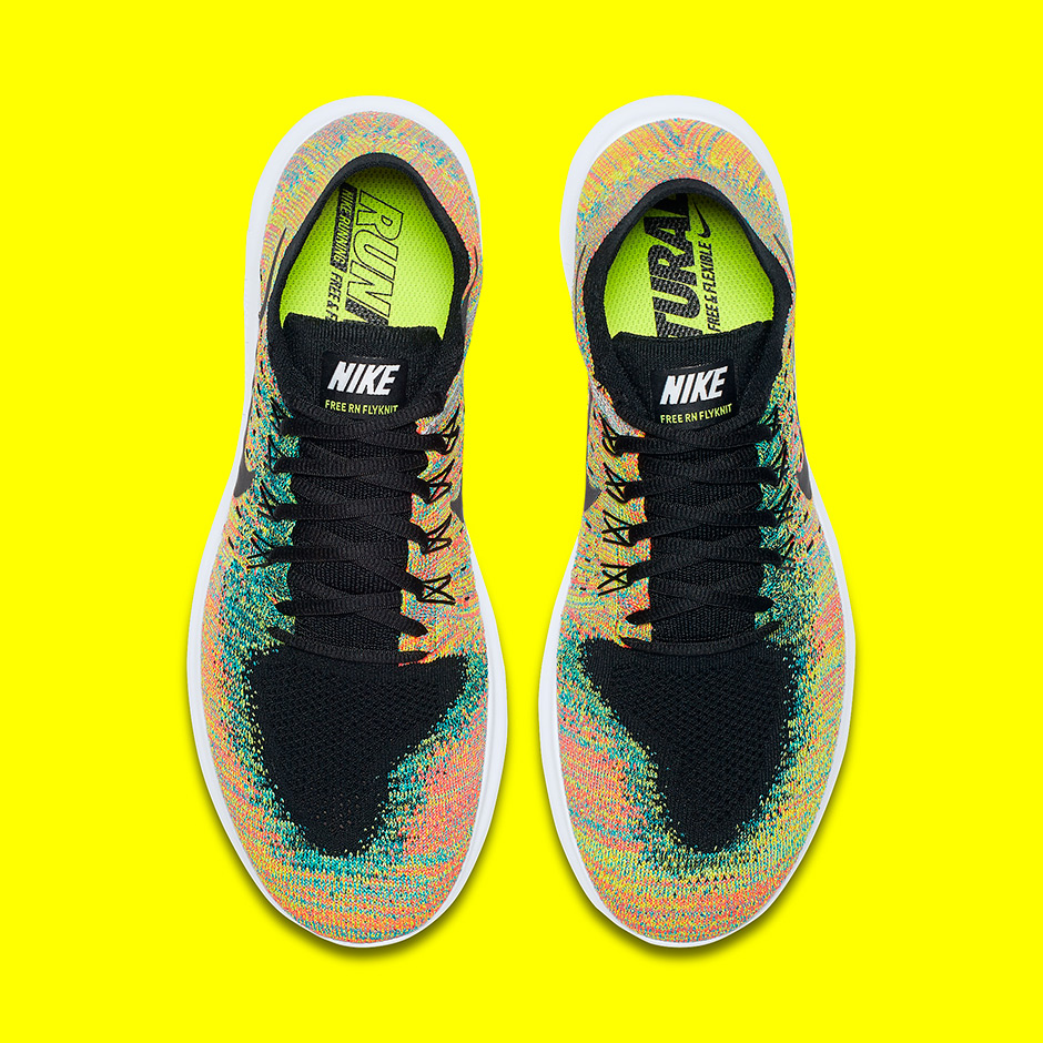 Nike Free RN Flyknit Multicolor 880843 