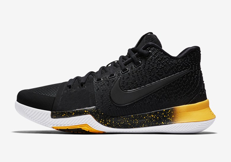A New Nike Kyrie 3 In Black And Yellow Arrives For The Playoffs