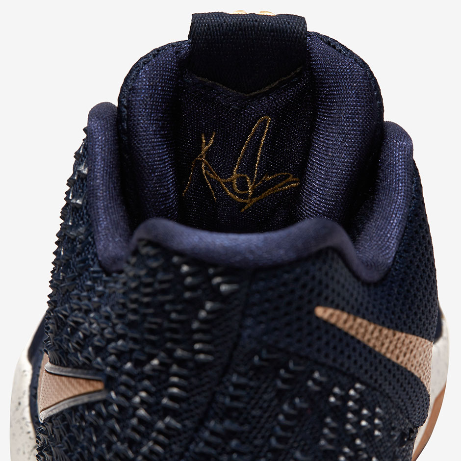 kyrie 3 navy and gold