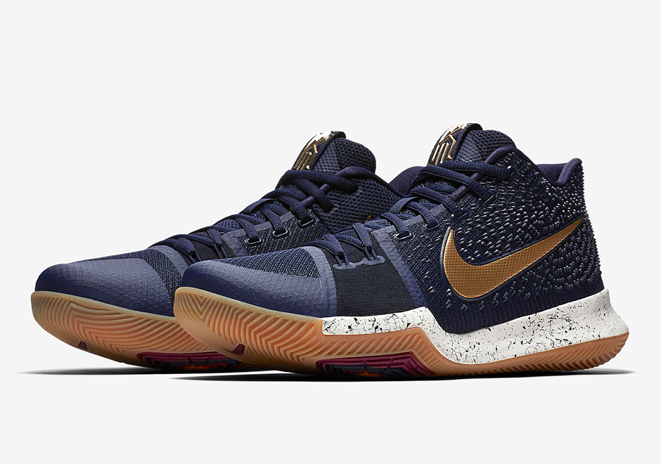 Nike Kyrie 3 Obsidian Gold 852395-400 