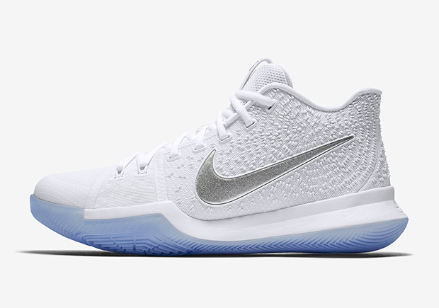 Nike Kyrie 3 White Chrome Rtw