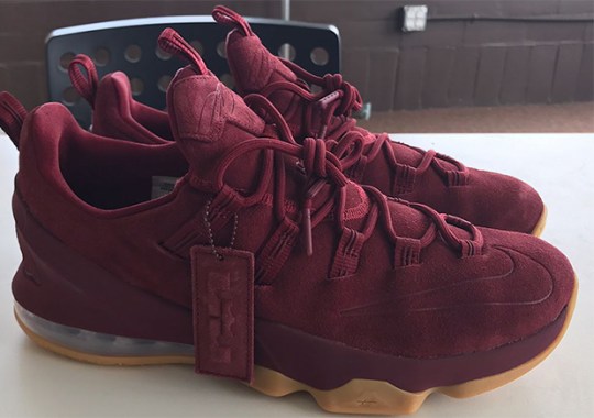 nike lebron 13 low red gum
